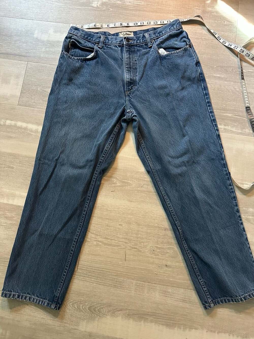 L.L. Bean Relaxed Fit Blue Denim Jeans